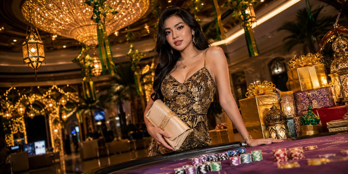 Model perempuan menggunakan ponsel untuk melakukan pembayaran casino online di Indonesia