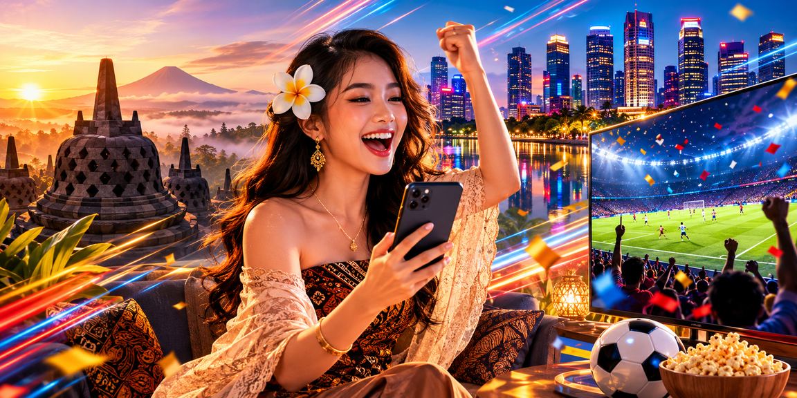 Model menggunakan ponsel untuk menjelajah kategori taruhan olahraga di aplikasi mobile sijoni88